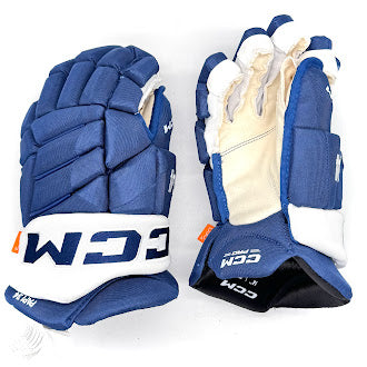 CCM HGPJSXP - NHL Pro Stock Hockey Glove - Auston Matthews (Blue/White)